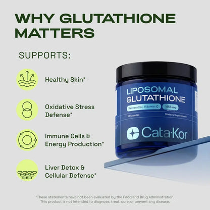 Cata-Kor Liposomal Glutathione Supplement – 1155 mg