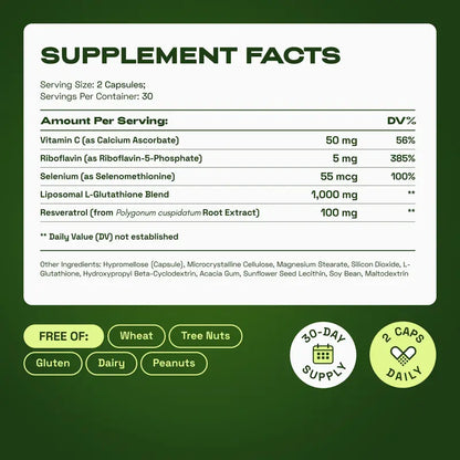 Cata-Kor Liposomal Glutathione Supplement – 1155 mg