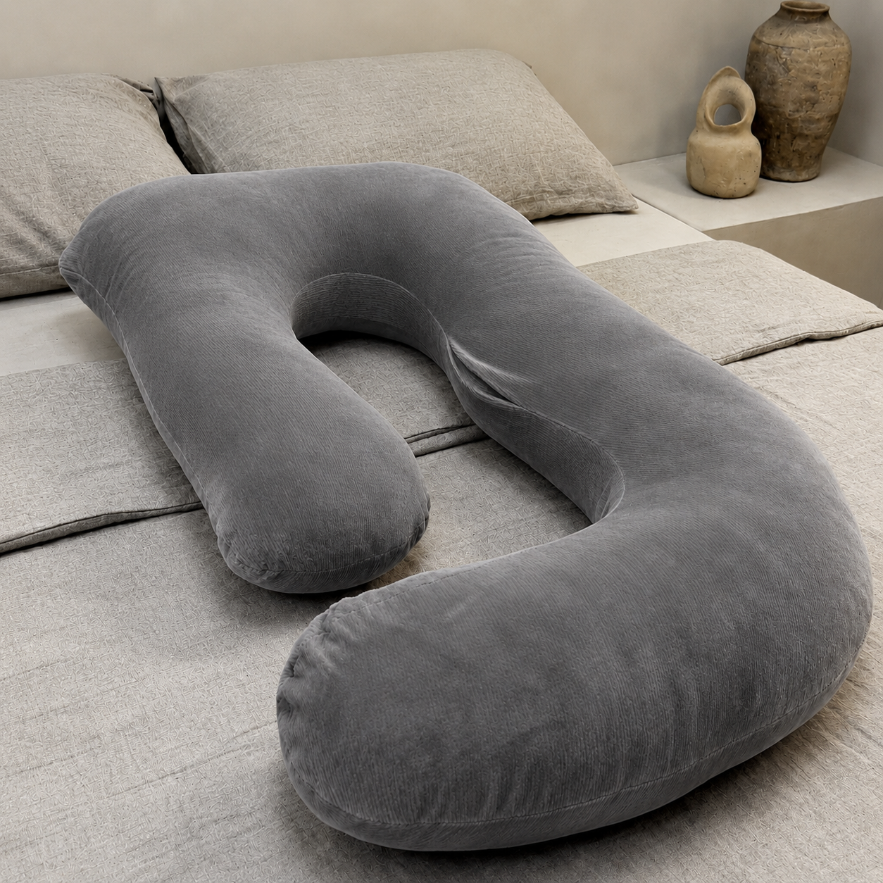 Rosea BumpRest Pillow - full body J shape