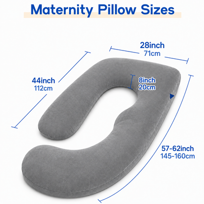 Rosea BumpRest Pillow - size guide